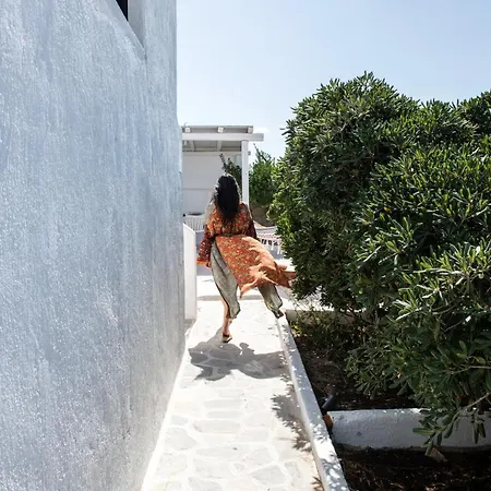 Yalos Mykonos 4 Bedroom Luxury House 5 Minute From Ornos W Sea & Sunset View Holiday home *