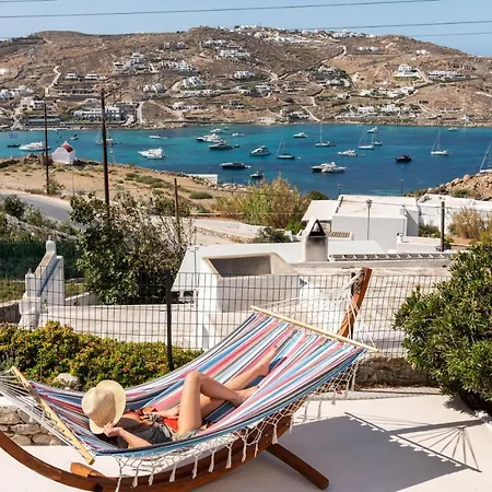 Holiday home Yalos Mykonos 4 Bedroom Luxury House 5 Minute From Ornos W Sea & Sunset View