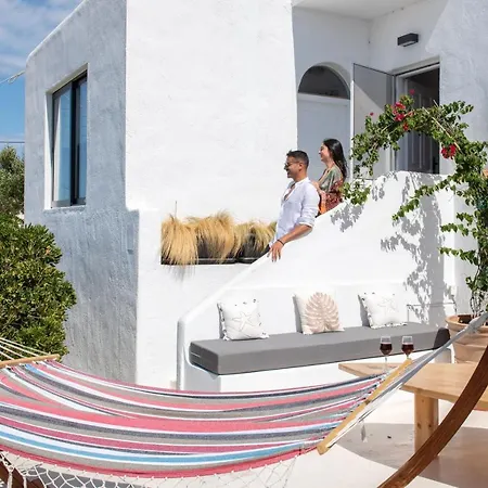 Yalos Mykonos 4 Bedroom Luxury House 5 Minute From Ornos W Sea & Sunset View Holiday home *